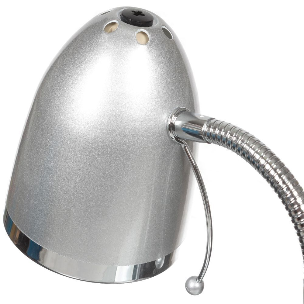 Светильник настольный на подставке, E27, 40 Вт, серебристый, Camelion, KD-308 C03, 11478