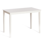 Обеденный комплект Хадсон (стол + 4 стула)/ Hudson Dining Set дерево гевея/мдф, стол: 110х70х75см / стул: 44х42х89см, ivory white (слоновая кость), ткань кор.-зол
