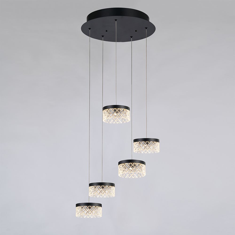 Подвесной светильник MD21020075-5A matt black