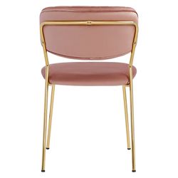 Стул Eirill, велюр, розовый