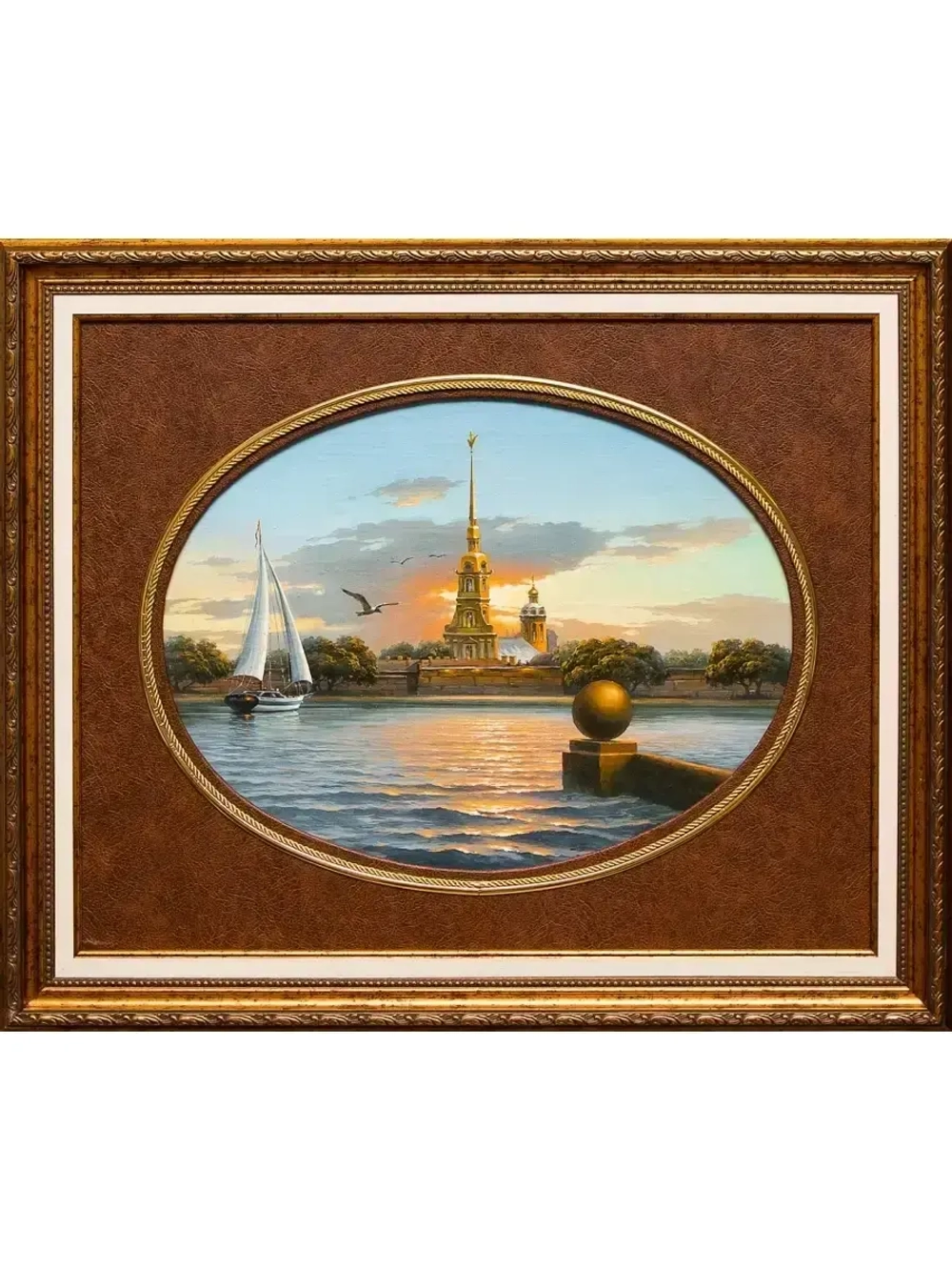 Картина маслом Петропавловская крепость Гафиатуллин