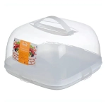 Тортница с защелками Белый 0,15,28х0,28м