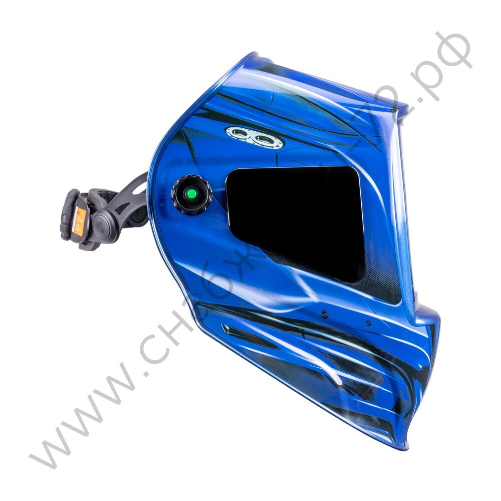 Маска сварщика КОРУНД МЕГА синяя (ф-р MEGA LED 2) без коробки