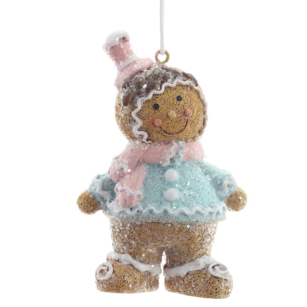 GAEM Фигурка декоративная подвесная "Пряничный человечек", L4,5 W3,5 H8 см, 2в.