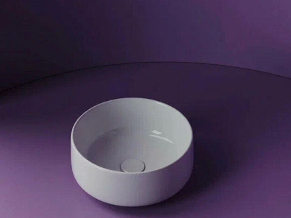 Умывальник чаша накладная круглая Element 355x355x150мм