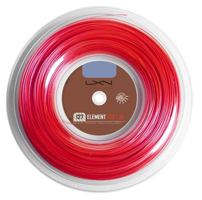 Теннисные струны Luxilon Element Soft IR (200 m) - iridescent red