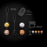 Набор вагинальных шариков Dorcel Training Balls, с вибрацией