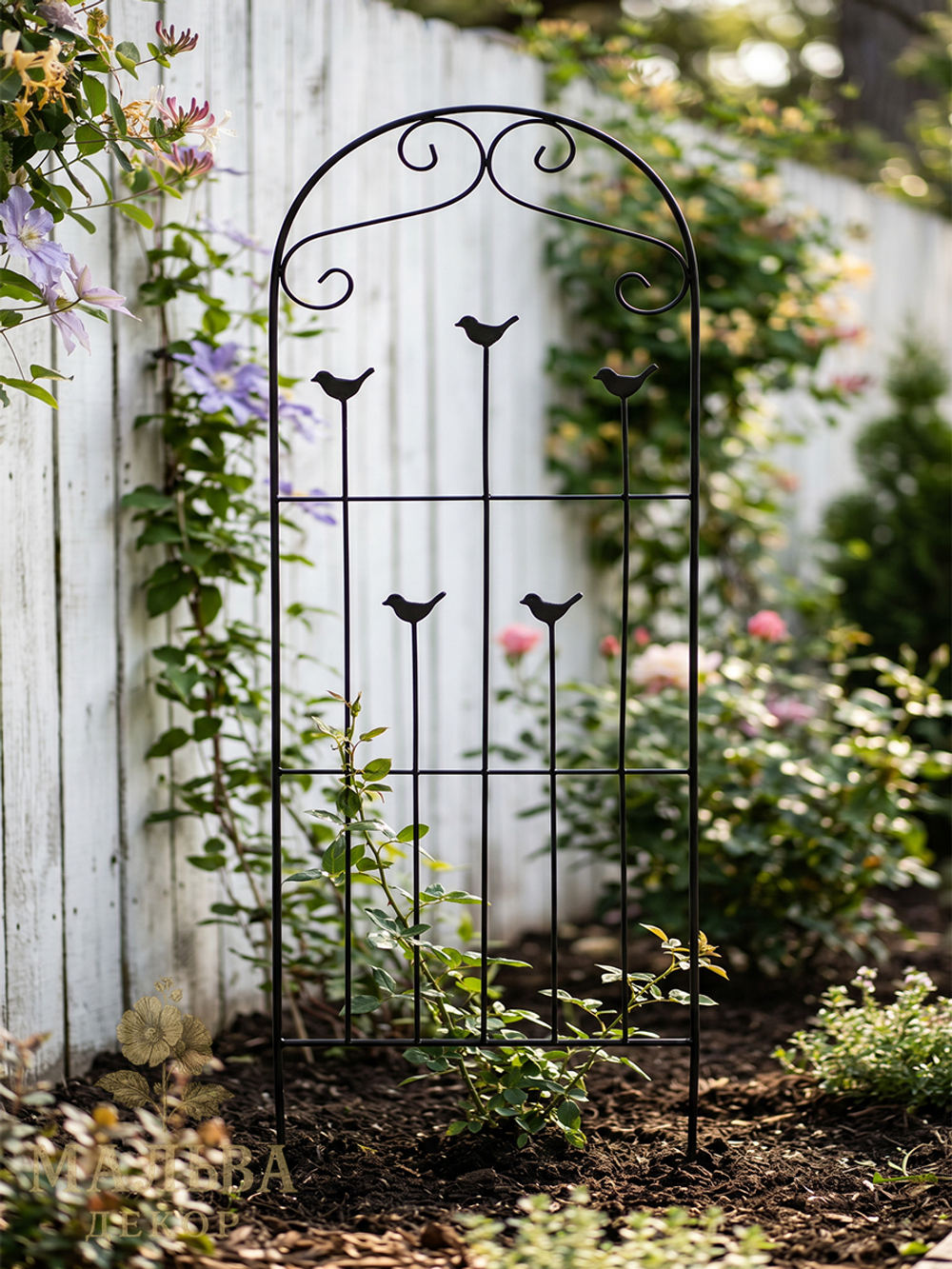 Опора для сада "Птицы" 41x2,5x129 см CAMPO Home & Garden