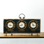 Часы Мир тремя циферблатами