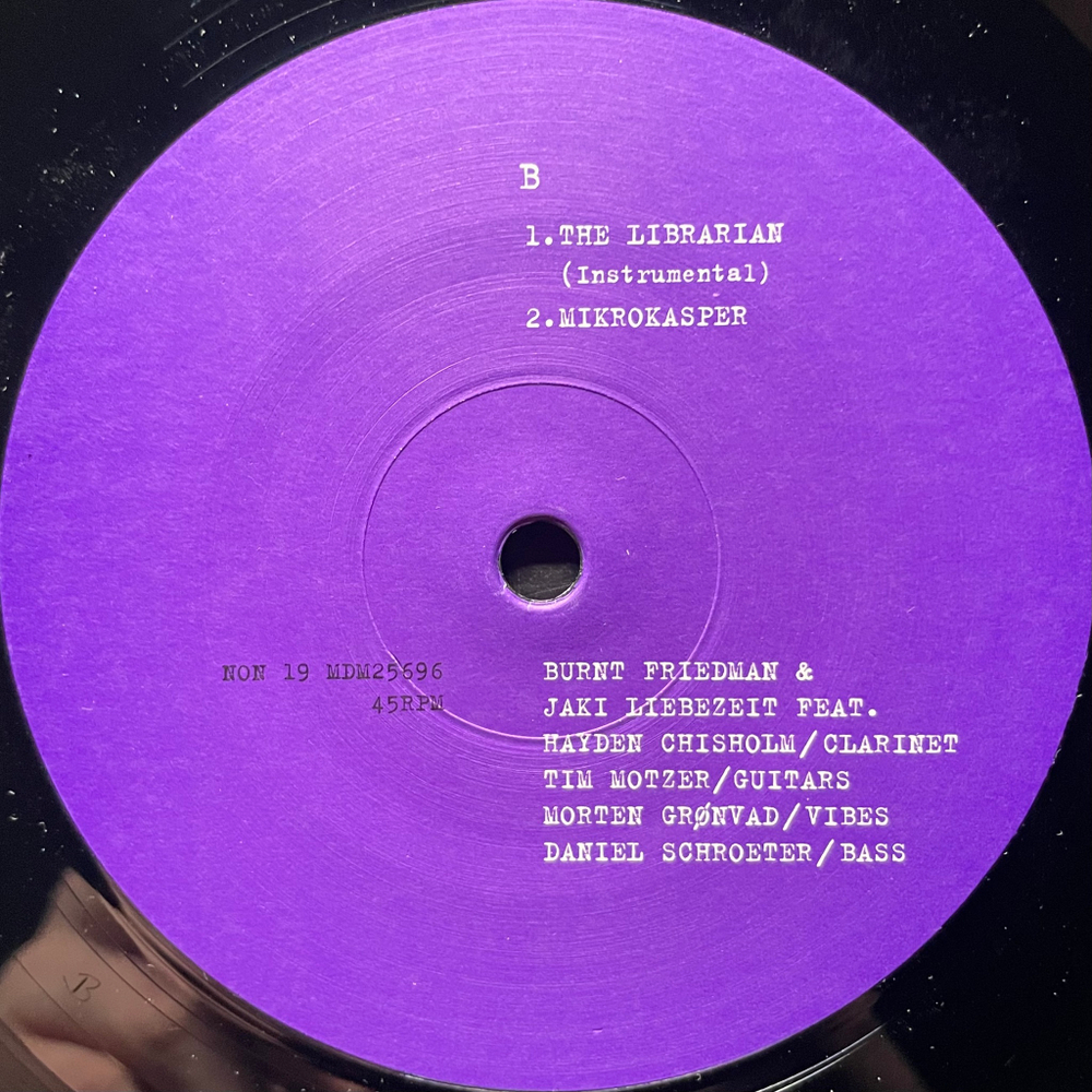 Burnt Friedman & Jaki Liebezeit ‎– Secret Rhythms 2 (Германия 2006г.) 2х12", 45 RPM