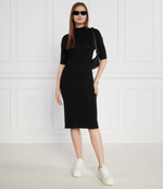 хлопковое платье extra fine 1/2 sleeve Calvin Klein - черный(K20K205751)