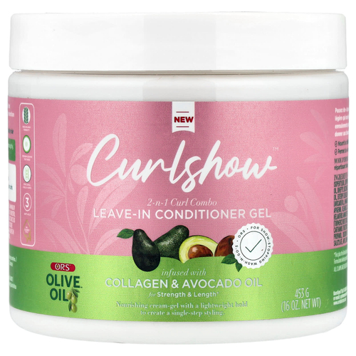 ORS, CurlShow™, 2-N-1 Curl Combo, несмываемый гель-увлажнитель, 453 г (16 унций)