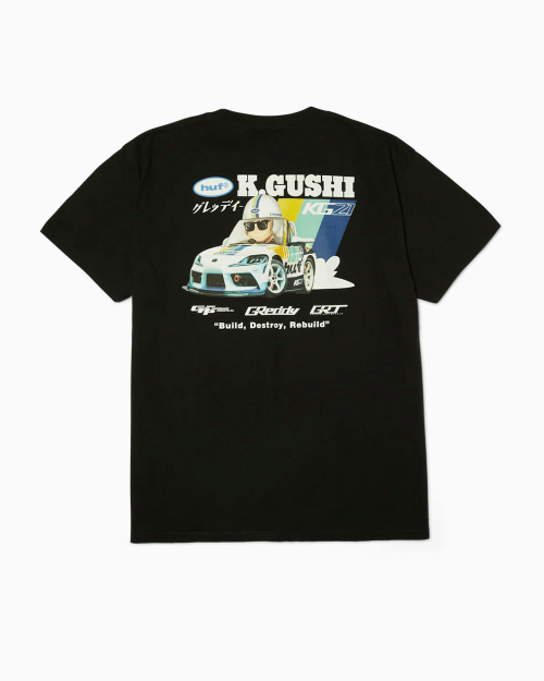 Футболка HUF X Greddy Gushi S/S T