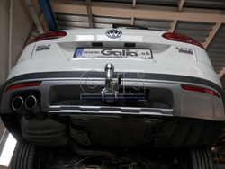 Фаркоп оцинкованный Galia V073A для Volkswagen Golf VII универсал 2WD/4WD 2013-(паспорт и сертификат в комплекте)(без электрики)
