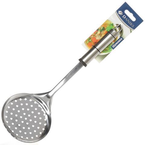 Шумовка нерж сталь, навеска, Daniks, Стандарт, YW-KT006B-4/D-006