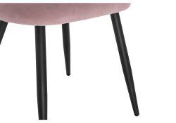 Стул на металлокаркасе Gabi 1 light purple / black