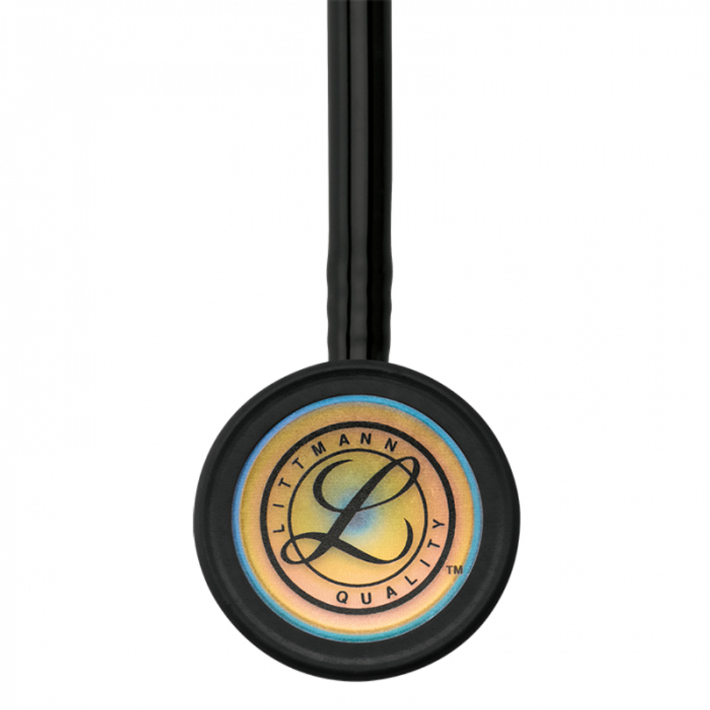 Стетоскоп Littmann Classic III, черный, радужная акустическая головка (5870)