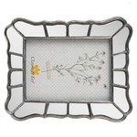 Фоторамка "Бриджит" 20x2x25см (Фото 13x18см) Поликерамика,стекло