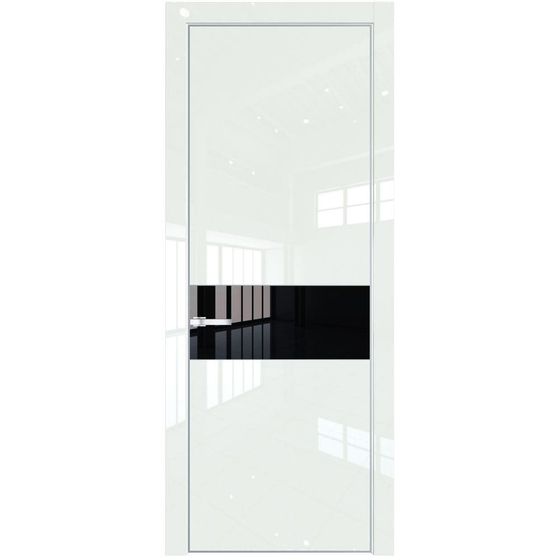 Profil Doors 17LA дарк вайт люкс профиль серебро стекло чёрный лак