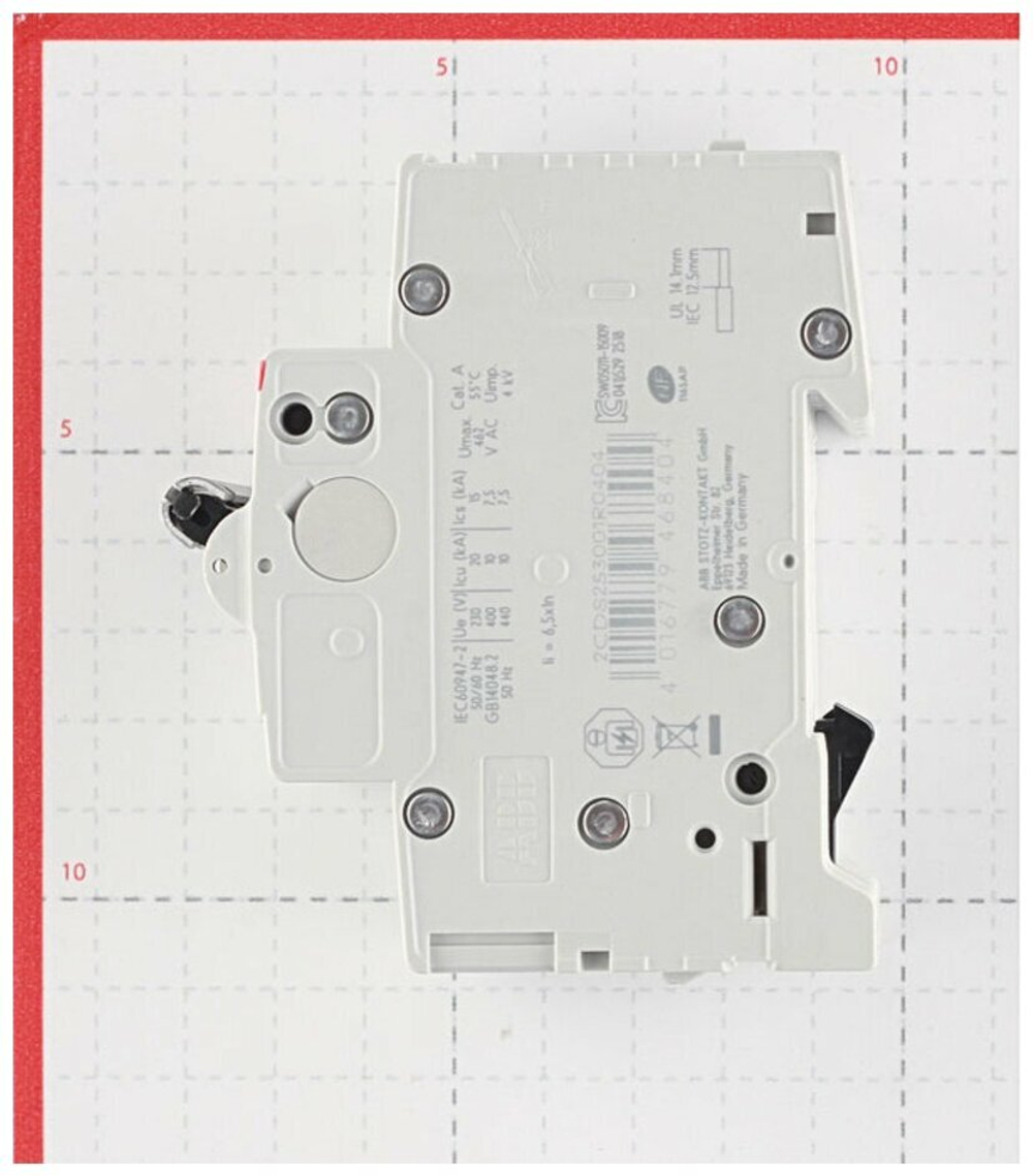 Автоматический модульный выключатель ABB 3п C S203 6кА 40А 2CDS253001R0404