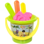 Набор для игры в песочнице «Солнечное Лето», 17*12 см, 6 предметов, микс