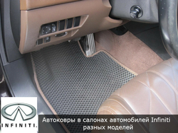 Автоковрики с бортами для Infiniti QX50 II (2018-)