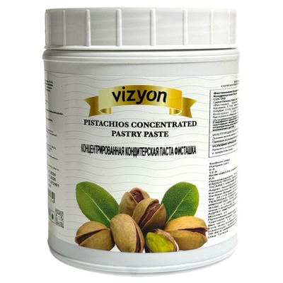 Фисташковая концентрированная кондитерская паста «Vizyon» 1 кг