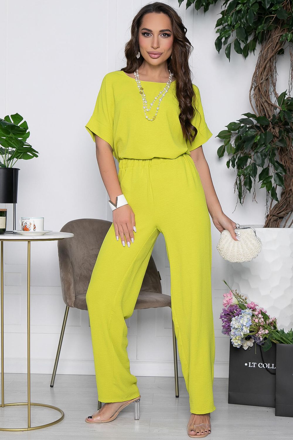 Костюм Меган (лайм) К10674 LT Collection