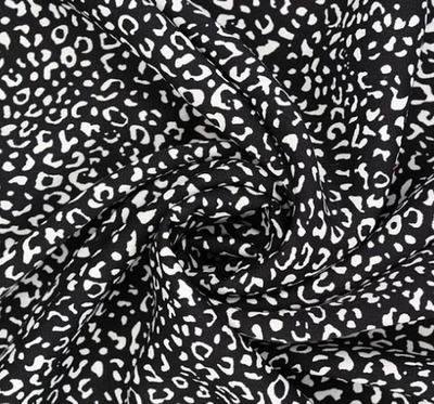 Ткань Софт "Космо", 105 гр/м2, 95% п/э, 5% эл., ш. 150 см, чёрный