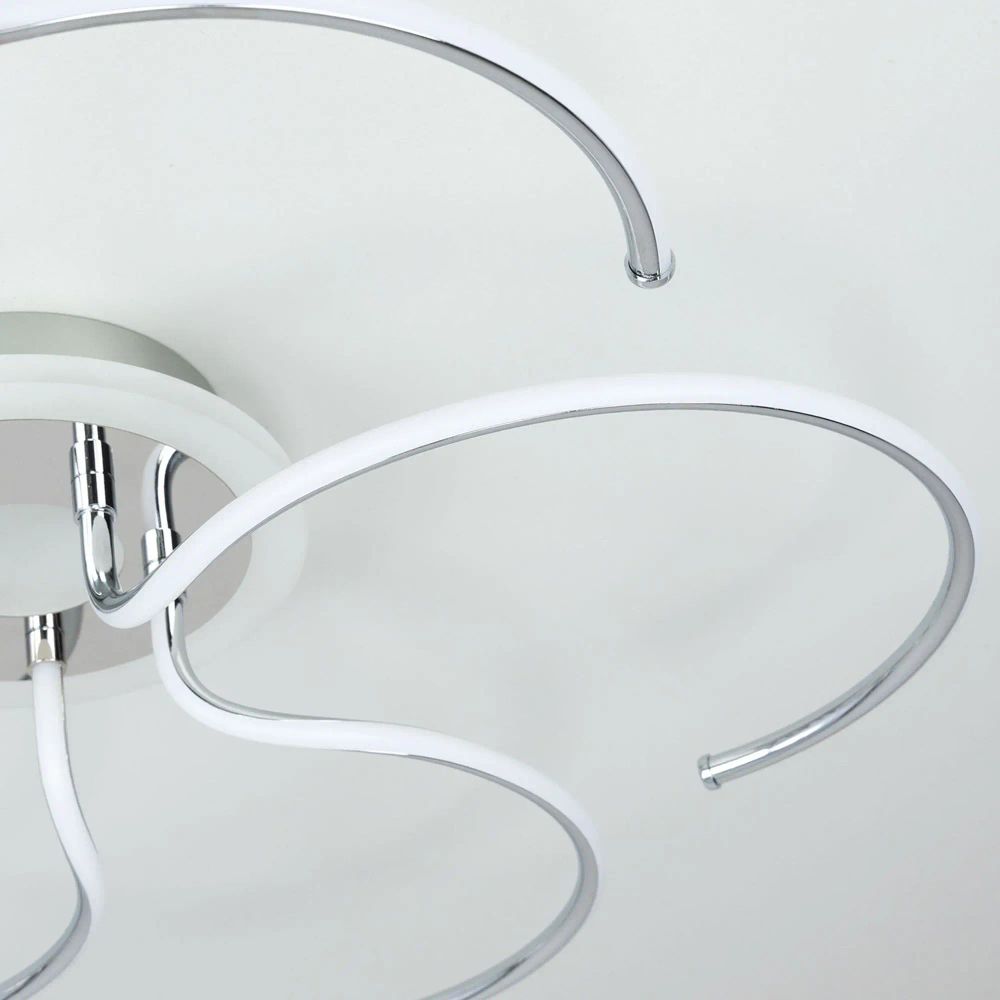 Citilux Джемини CL229251E LED RGB Люстра с пультом Хром