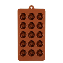 Форма силиконовая «Завитки» 15 ячеек