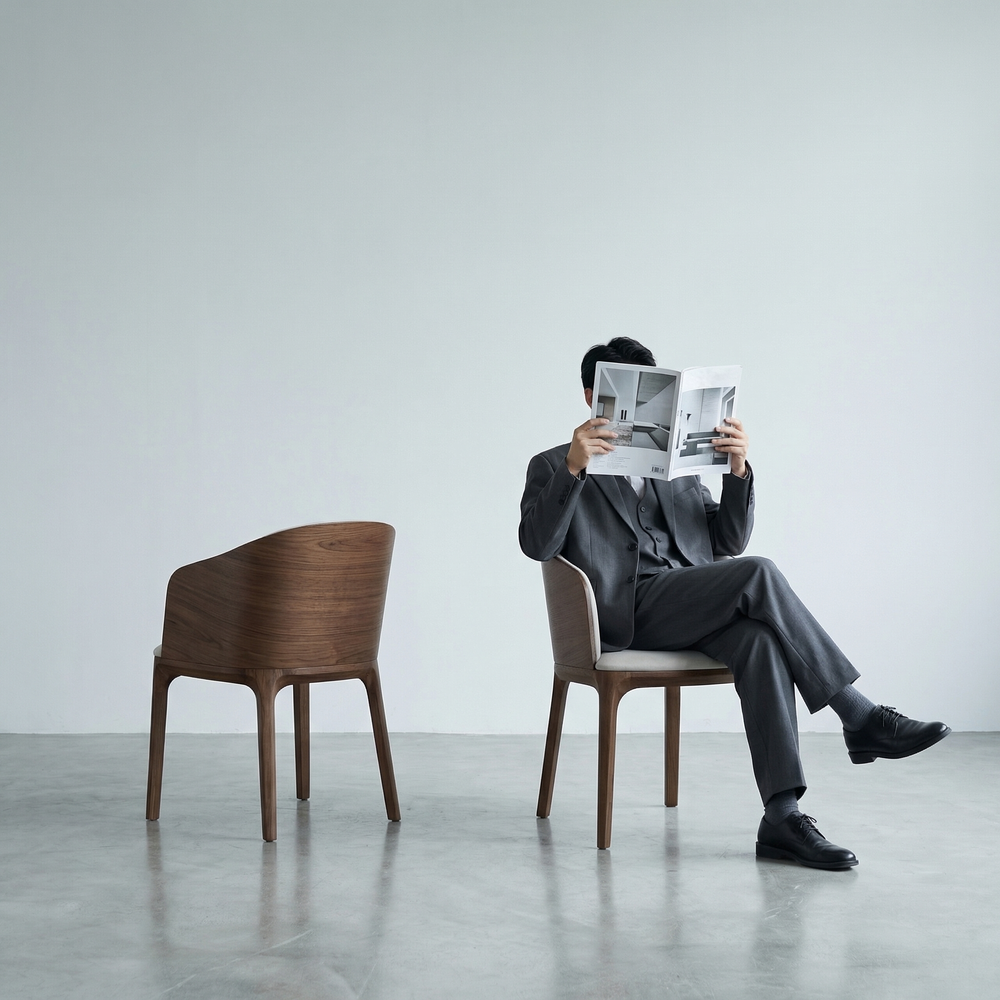 Дизайнерский стул MAKK с подлокотниками 708