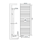 Радиатор Royal Thermo PianoForte Tower Noir Sable - 22 секц.