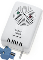 Сигнализатор загазованности природным газом УКЗ-РУ-СН4(1), без клапана (4-х контактный)