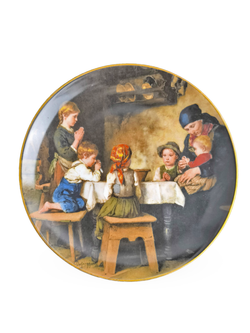 Тарелка декоративная "Застольная молитва" Австрия