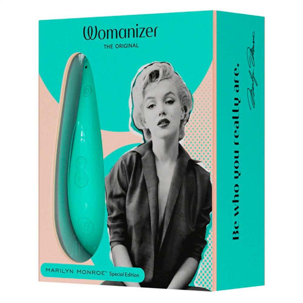 Мятный бесконтактный стимулятор для клитора Womanizer Classic 2 Marilyn Monroe Mint WZ222SG8