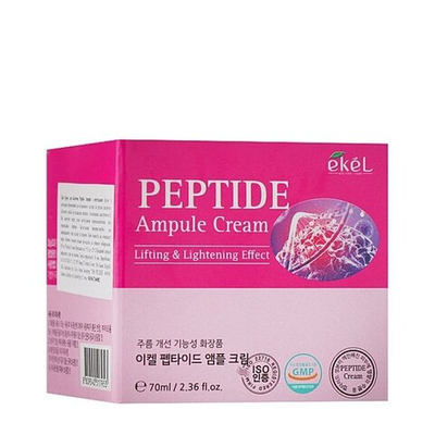 EKEL Крем д/лица ампульный антивоз.с пептидами 70г