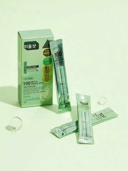 VT Cosmetics Антивозрастная бустер-сыворотка для лица с микроиглами и ретинолом / Reti-A Reedle Shot 100 Stick, 10 x 2 мл