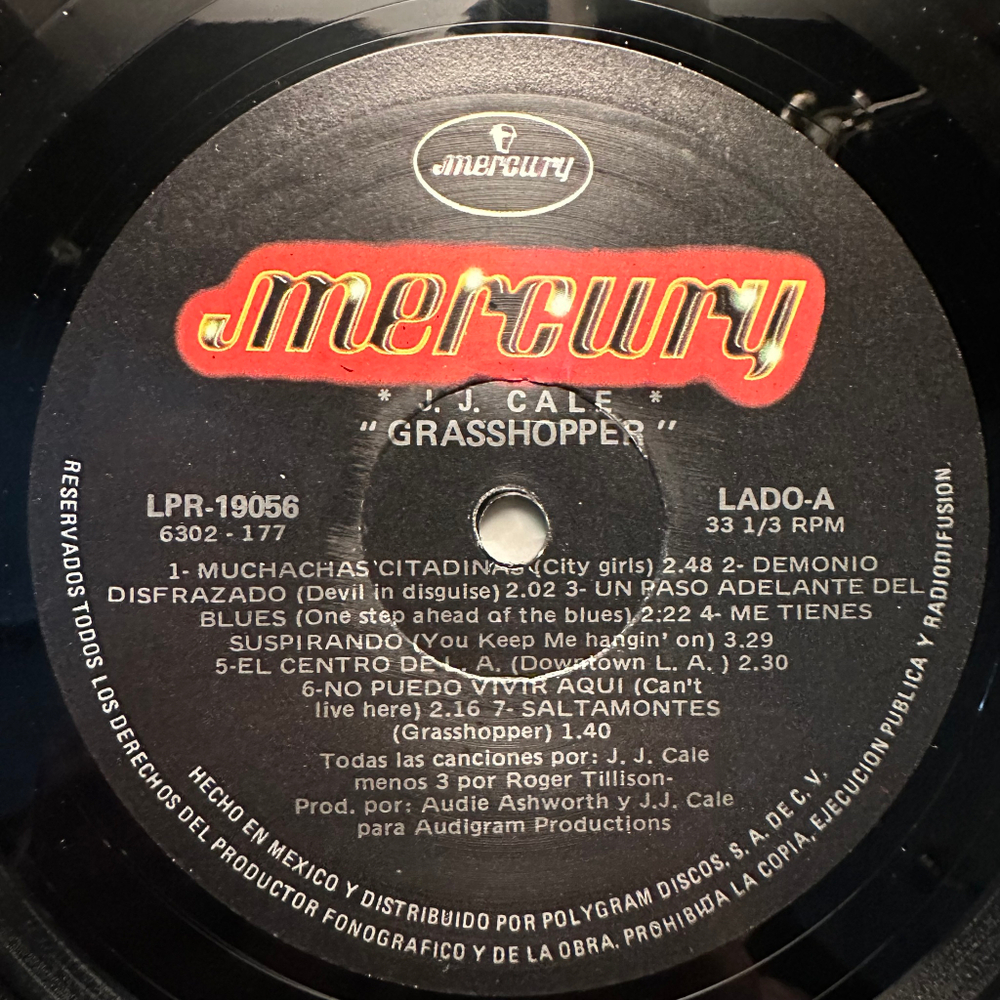 J.J. Cale - Grasshopper (Мексика 1985г.)