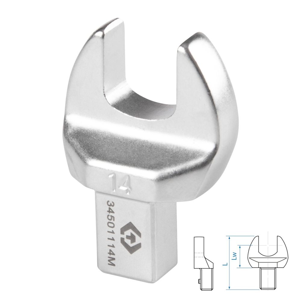 KING TONY (34501114M) Насадка рожковая серии "FIT", 14 мм, 9х12 мм