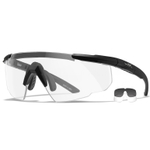 Противоосколочные Очки WileyX Saber Advanced черная оправа 2линзы: прозрачная и дымчато-серая