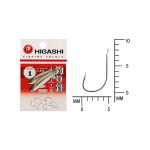 Крючок одинарный HIGASHI Umitanago ringed #1 Silver