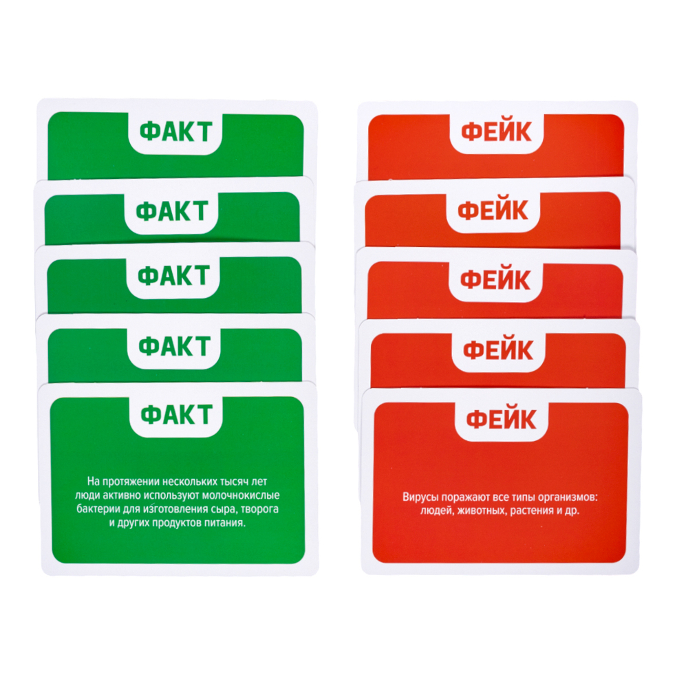 Игра настольная Факт или фейк Загадки микромира