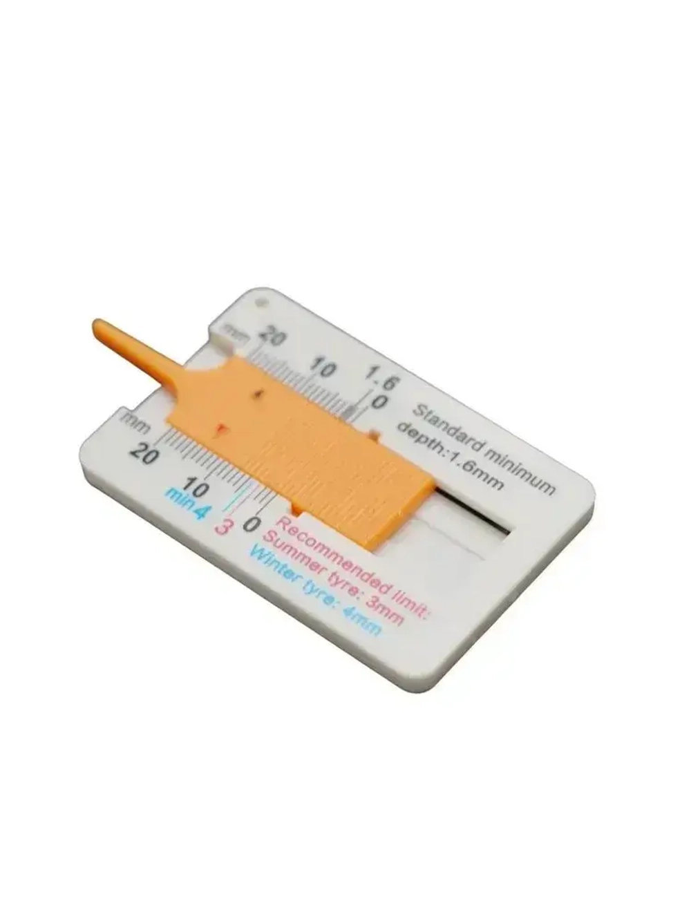 Измеритель глубины протектора шин автомобиля / Глубиномер для шин механический