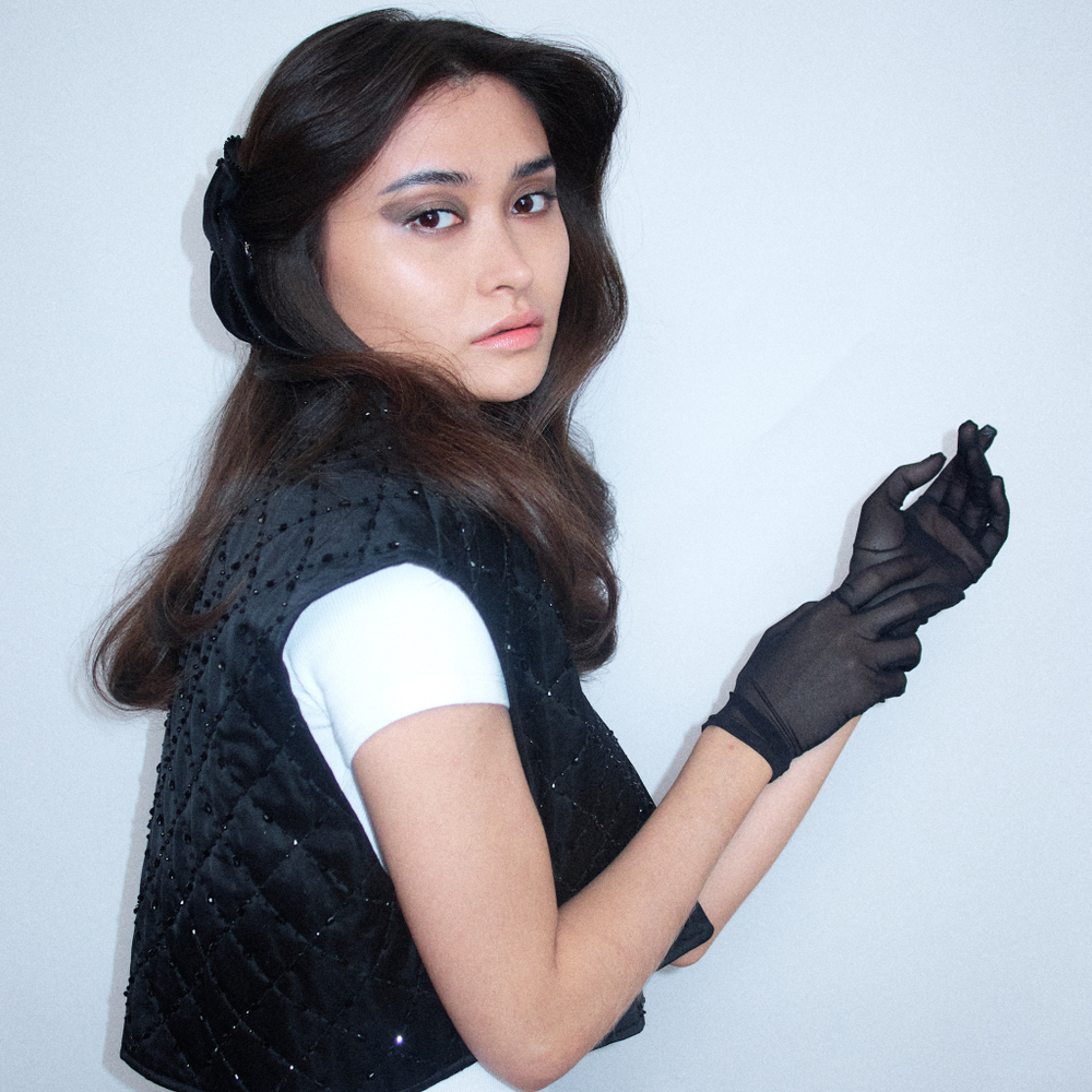 Бант объемный XS с декором по контуру