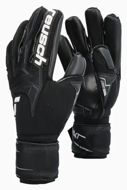 Вратарские перчатки Reusch Attrakt Freegel Infinity Finger Support - черный