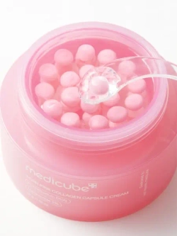 MEDICUBE Крем капсульный увлажняющий PDRN Pink Collagen Capsule Cream (55 г)