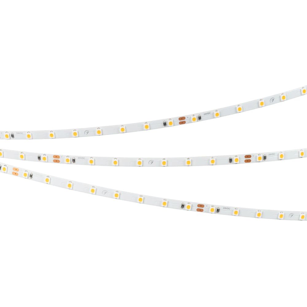 Светодиодная лента RT-A80-5mm 24V White6000 (5 W/m, IP20, 2835, 5m) (Arlight, Открытый) 037797
