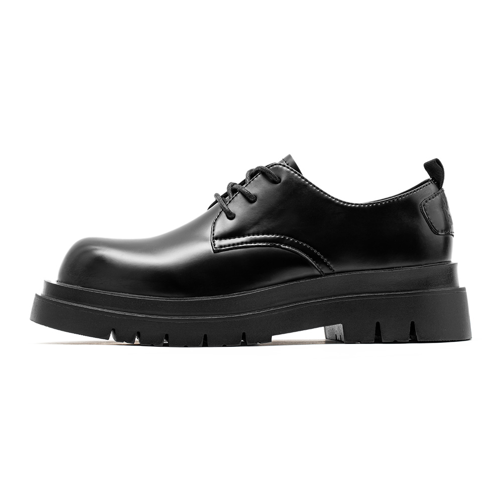 MR.A Casual Leather Shoes Men"s Black