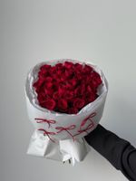 Моно букет из одноголовых роз 31 шт